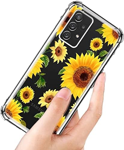 Yjrop for Samsung Galaxy A53 5G Case, TPU צלול רך [עמיד בפני שריטות] טיפת פגוש סיליקון הגנה מפגנת זעזועים
